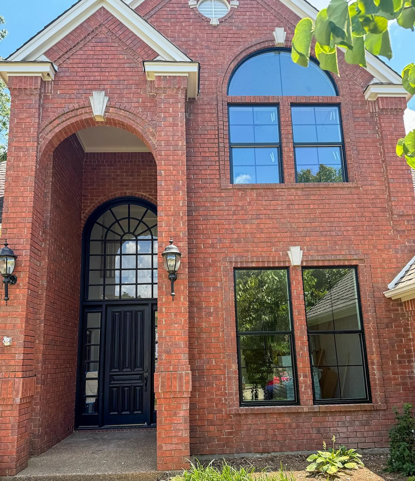 Arched entry
